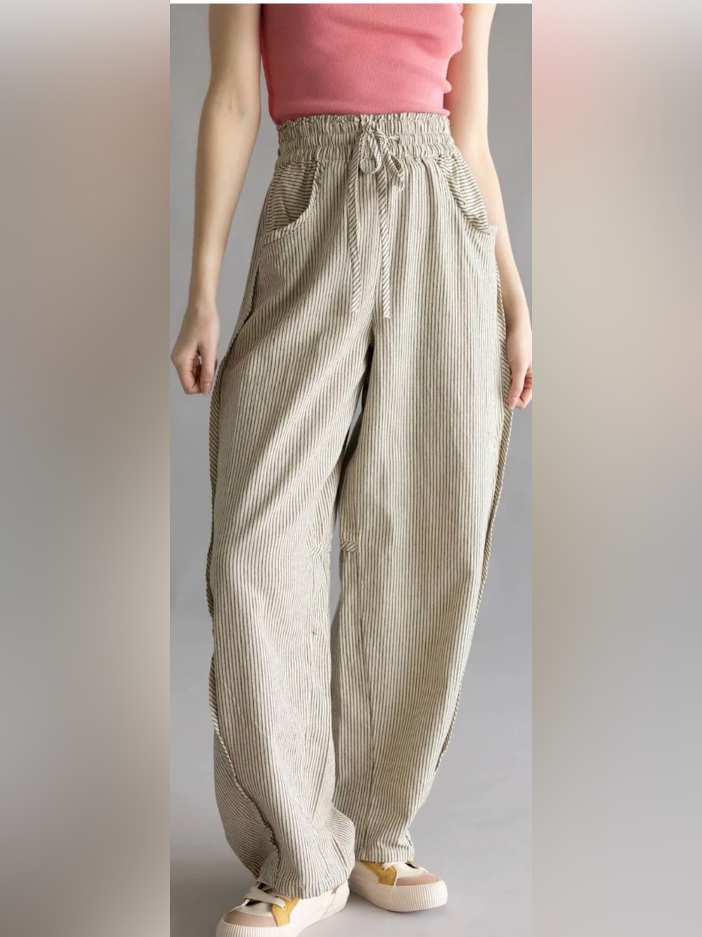 Free People Something Good Pull-On Barrel Pants - Picture 2 of 8